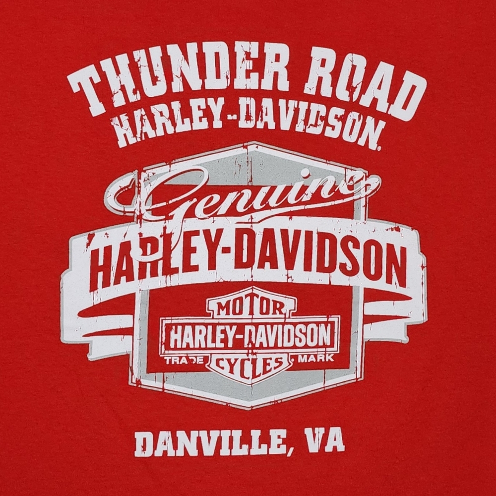 Harley Davidson Pocket T Shirt - Men's 2XL - Danville , VA - Picture 2 of 11